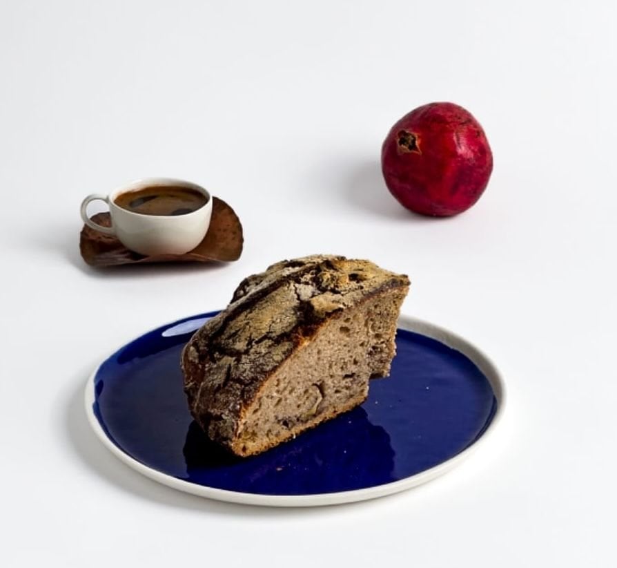 BREAD + COFFEE + POMEGRANATE + AEGEAN BLUE