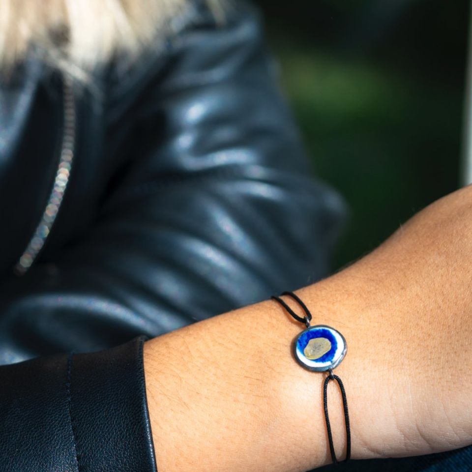Credo Bracelet (Cobalt&Gold)